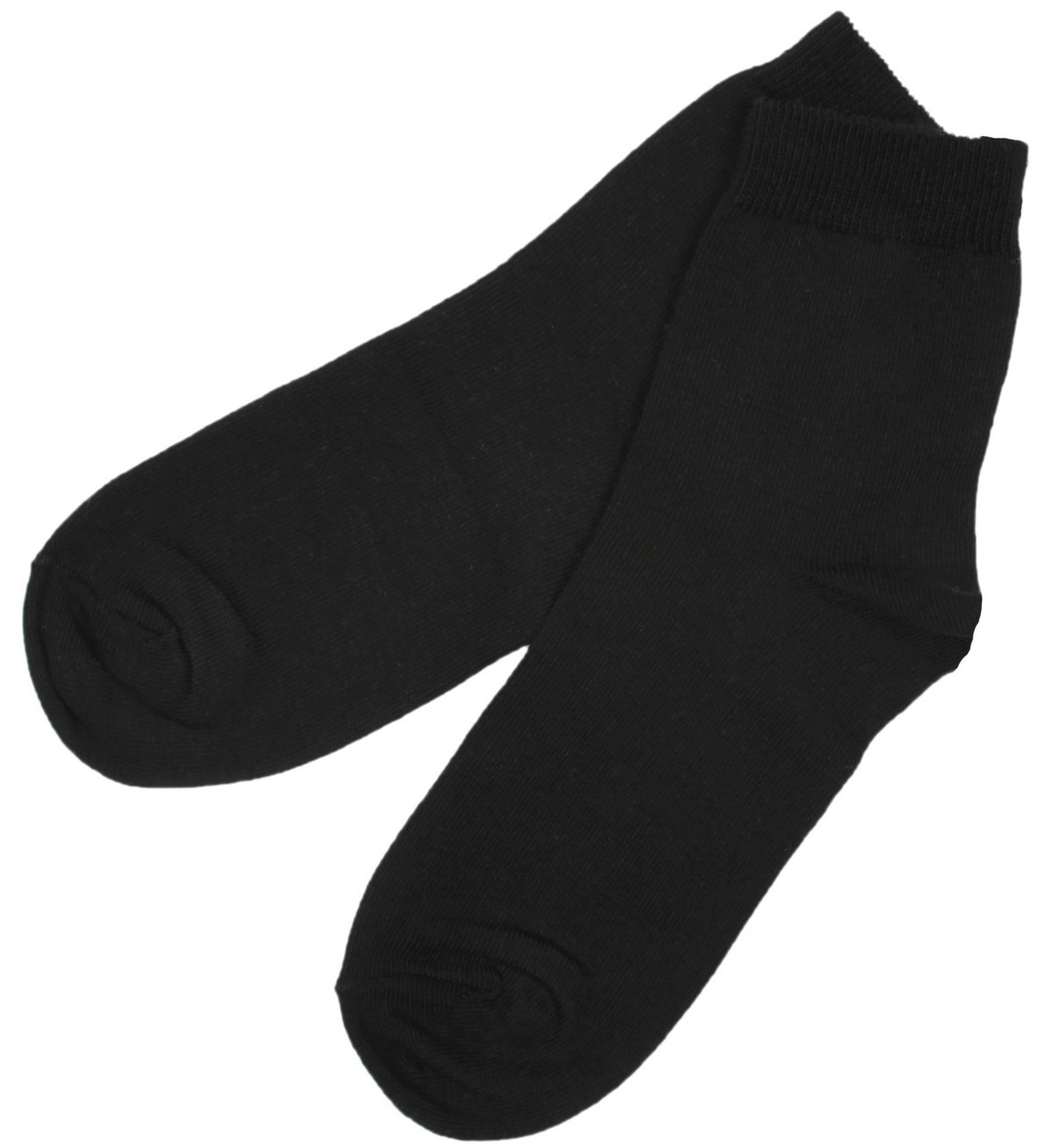 Черные хлопковые носки RuSocks