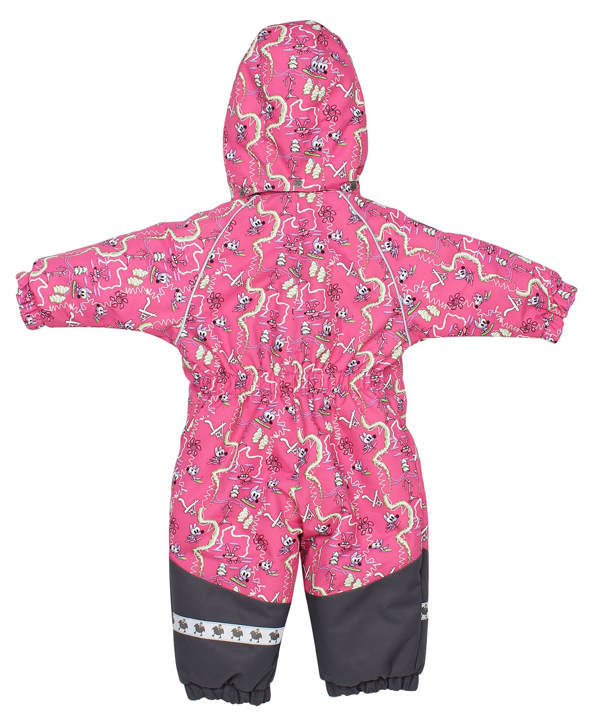 Комбинезон для девочки Lappi Kids AAPA (Финляндия), цвет розовый — фото 3