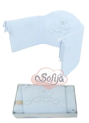 Бортик для кроватки Sofija с мишками