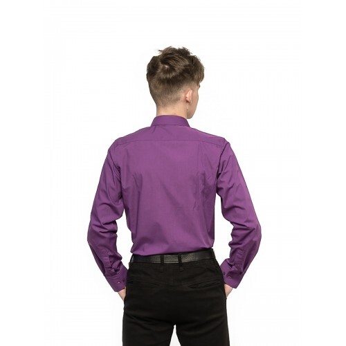 Подростковая рубашка фиолетового цвета IMPERATOR Regular Fit — фото 7