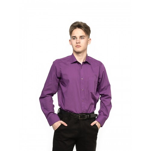 Подростковая рубашка фиолетового цвета IMPERATOR Regular Fit — фото 5