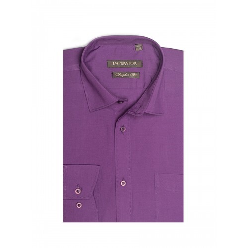 Подростковая рубашка фиолетового цвета IMPERATOR Regular Fit — фото 3