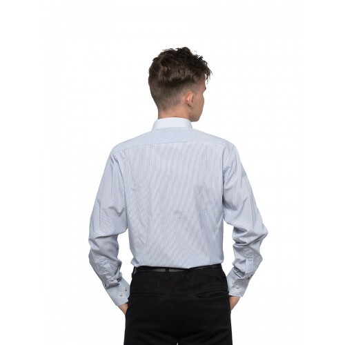 Сорочка в полоску для старшеклассника IMPERATOR Regular Fit — фото 7