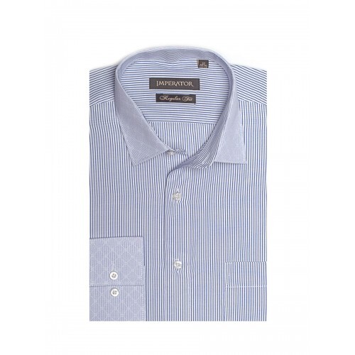 Сорочка в полоску для старшеклассника IMPERATOR Regular Fit — фото 3
