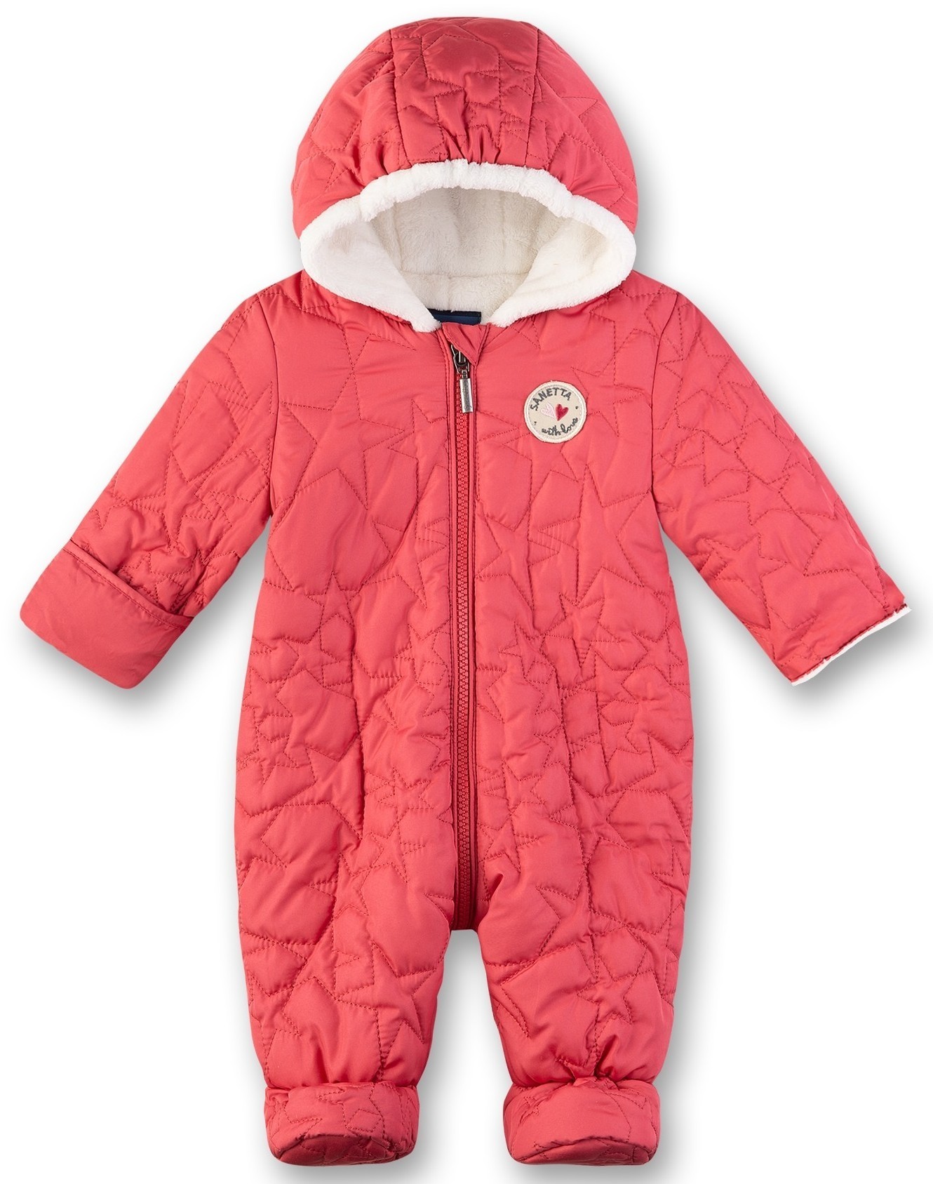 Плюшевый комбинезон с капюшоном Sanetta KIDSWEAR