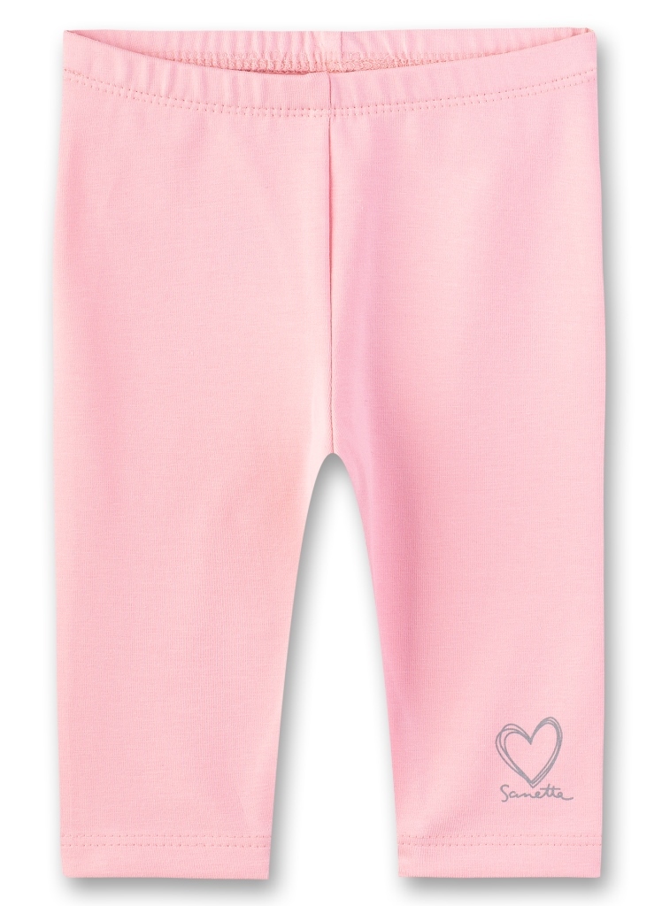 Легинсы розовые для девочки Sanetta KIDSWEAR — фото 3