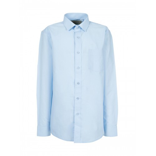 Нежно-голубая сорочка TSAREVICH Slim Fit — фото 3