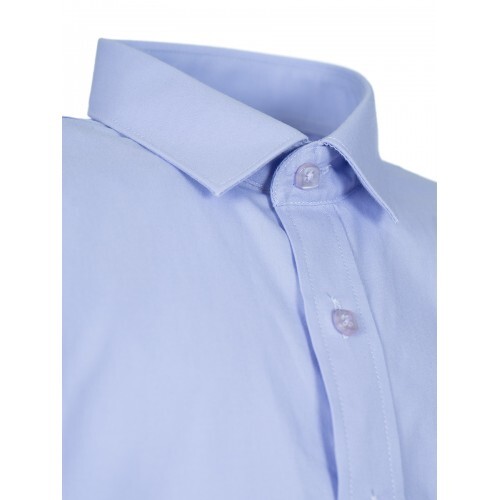 Сиреневая сорочка TSAREVICH Slim Fit — фото 4