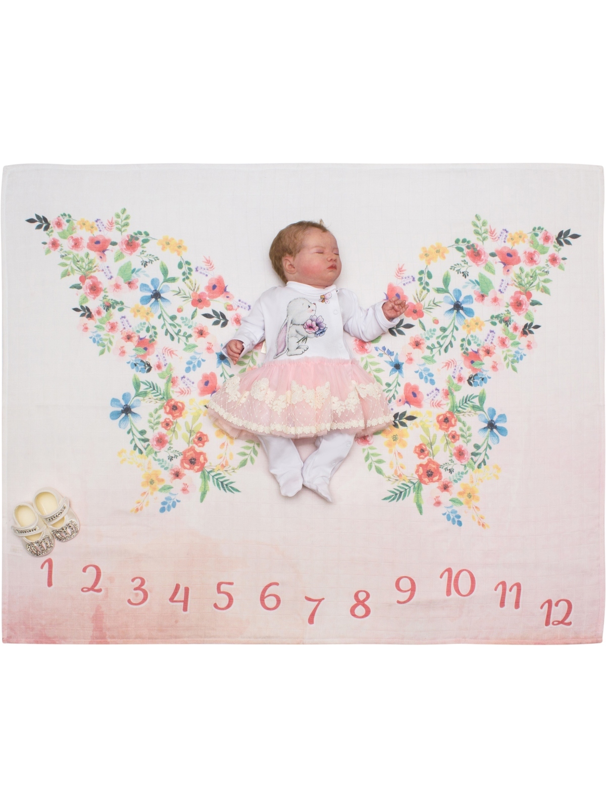 Муслиновая фотопеленка "Бабочка" Luxury Baby