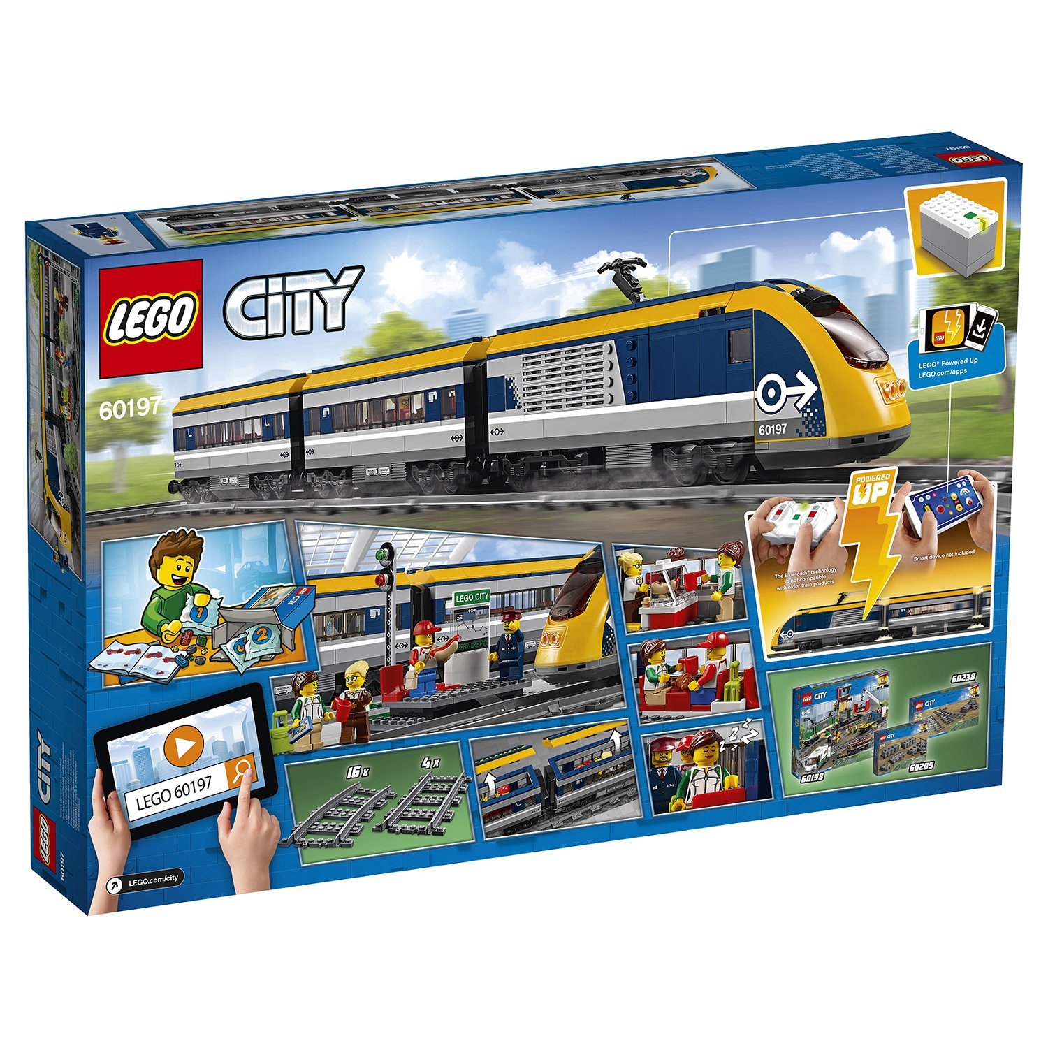 Конструктор LEGO City Trains 60197 Пассажирский поезд — фото 3