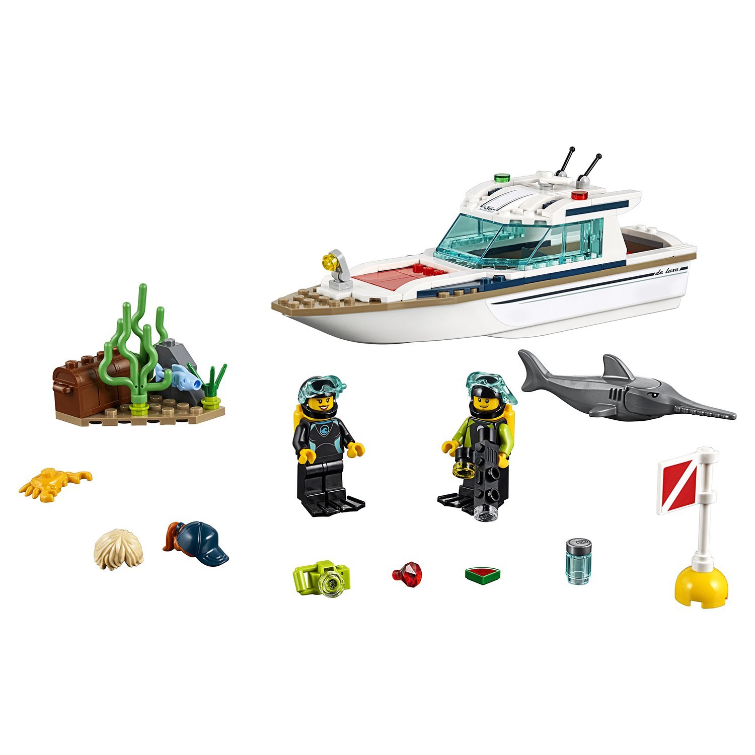 Яхта для дайвинга City Great Vehicles LEGO 60221 — фото 2