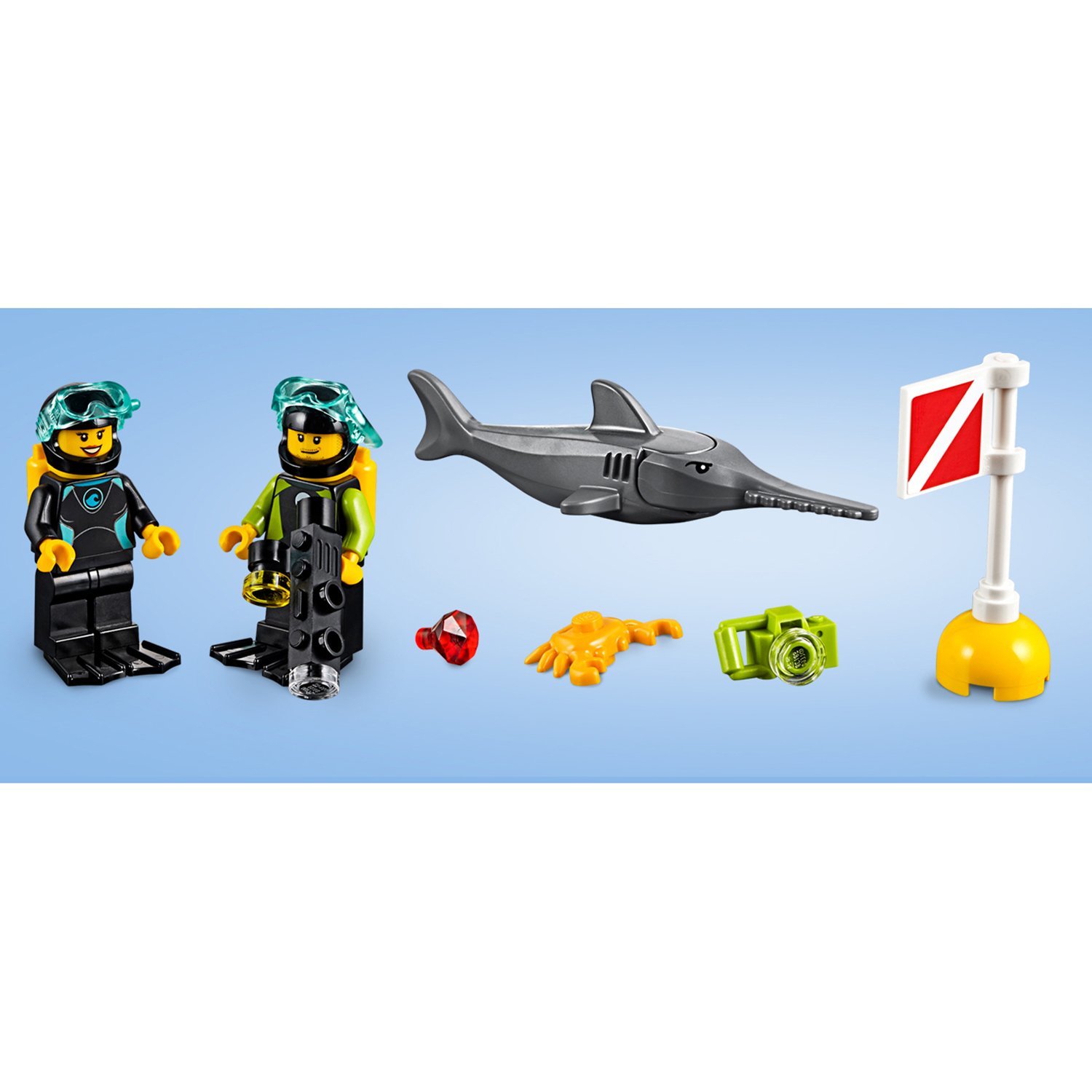 Яхта для дайвинга City Great Vehicles LEGO 60221 — фото 14