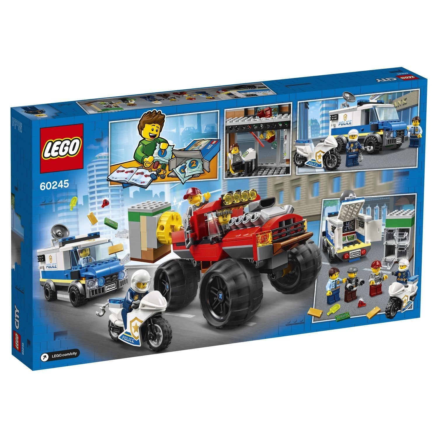 Ограбление полицейского монстр-трака City Police LEGO — фото 3