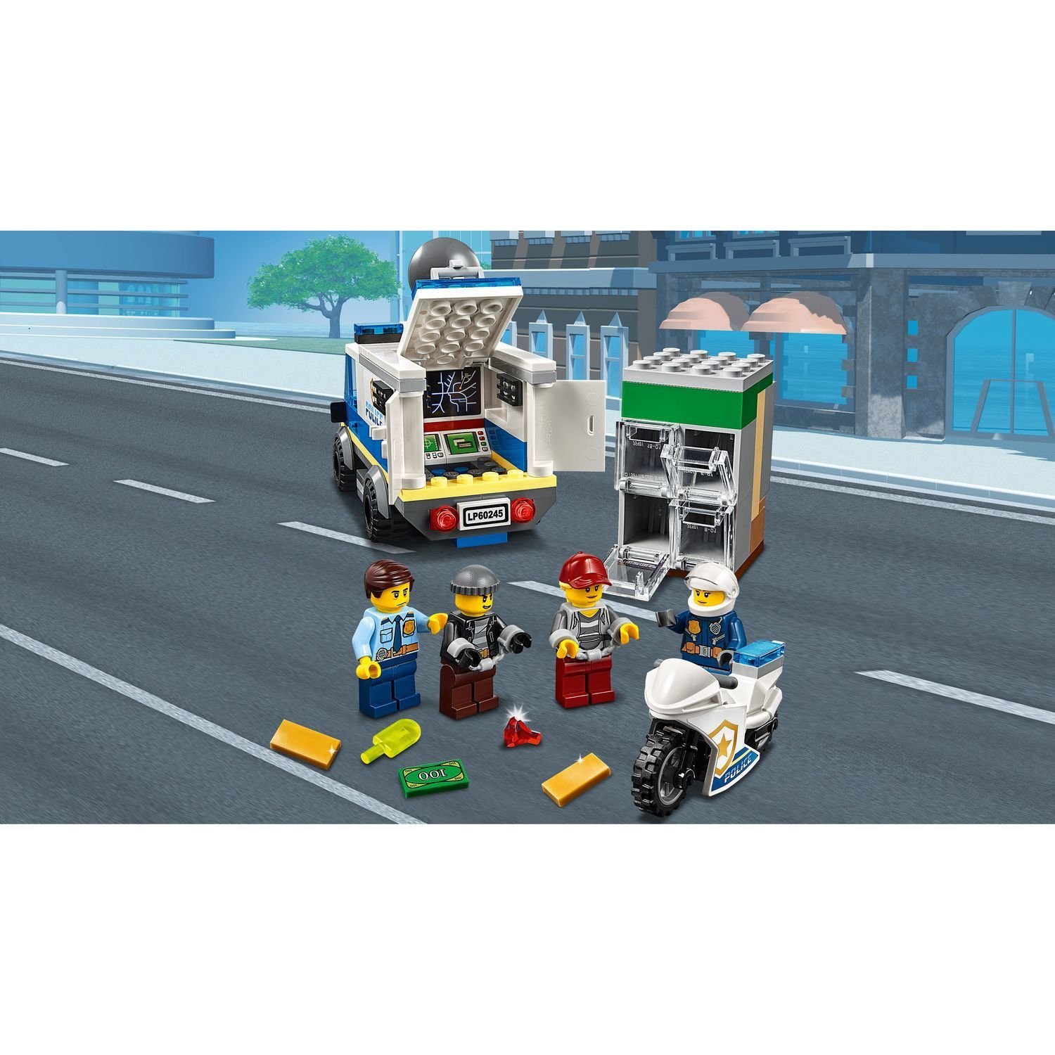 Ограбление полицейского монстр-трака City Police LEGO — фото 11