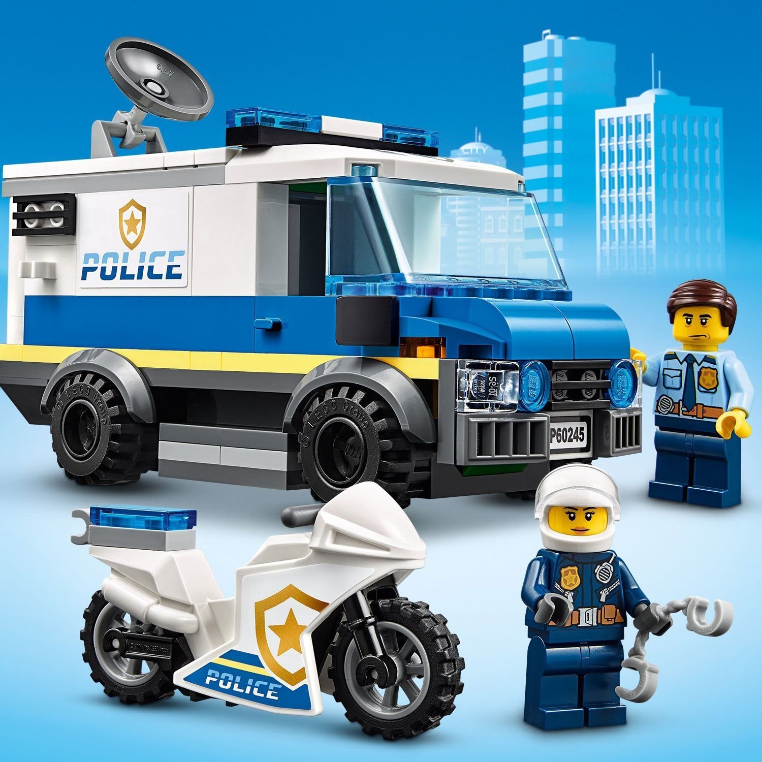 Ограбление полицейского монстр-трака City Police LEGO — фото 6