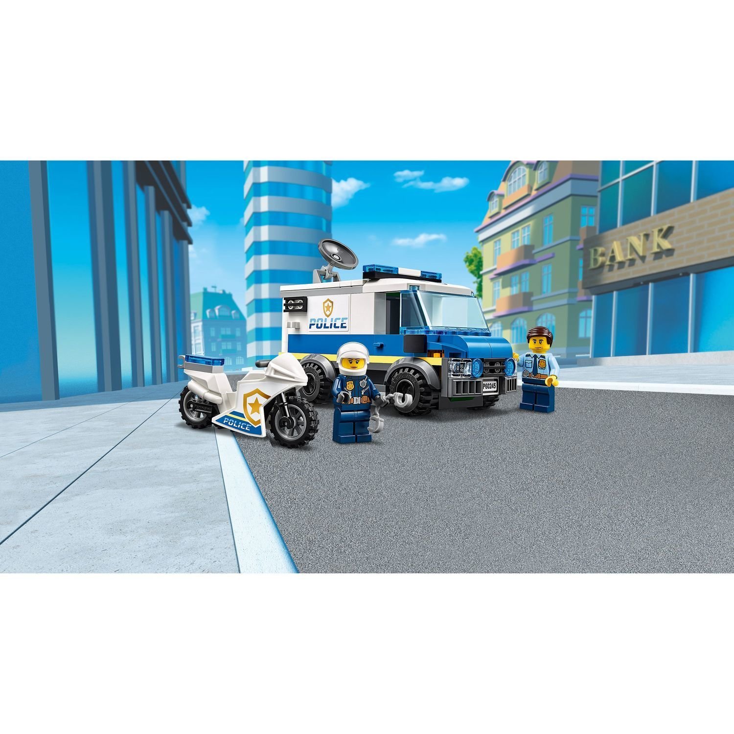 Ограбление полицейского монстр-трака City Police LEGO — фото 10