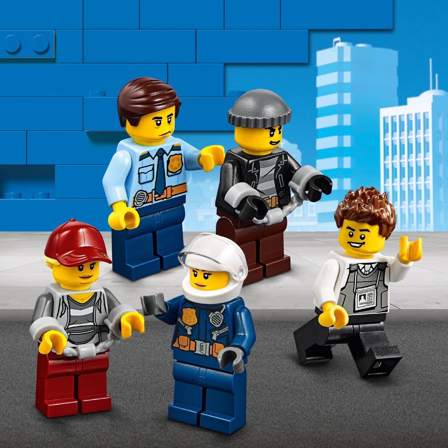 Ограбление полицейского монстр-трака City Police LEGO — фото 4