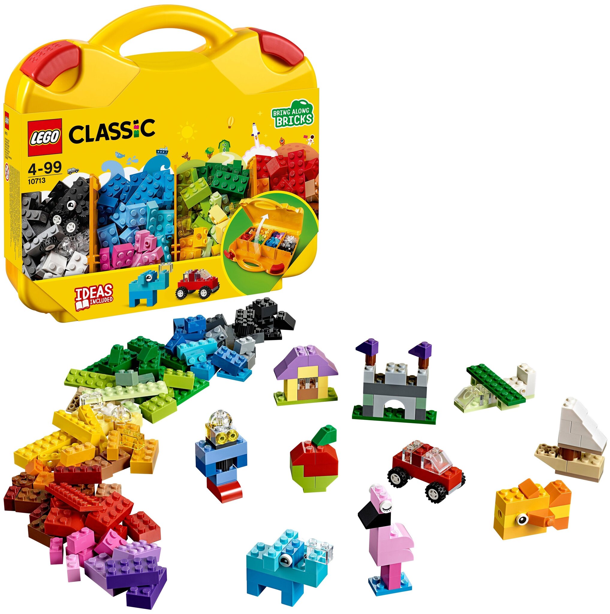 Конструктор LEGO Classic 10713 Чемоданчик для творчества и конструирования — фото 2