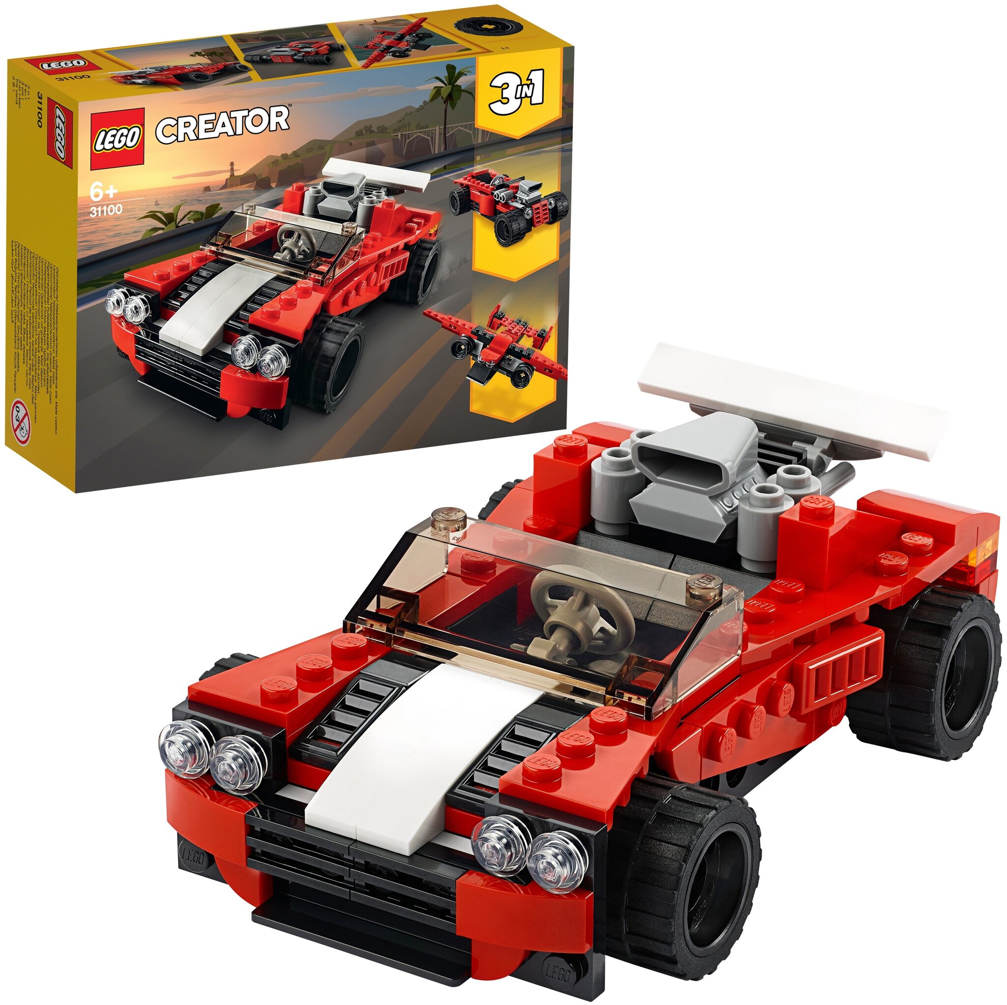 Конструктор LEGO Creator 31100 Спортивный автомобиль — фото 2
