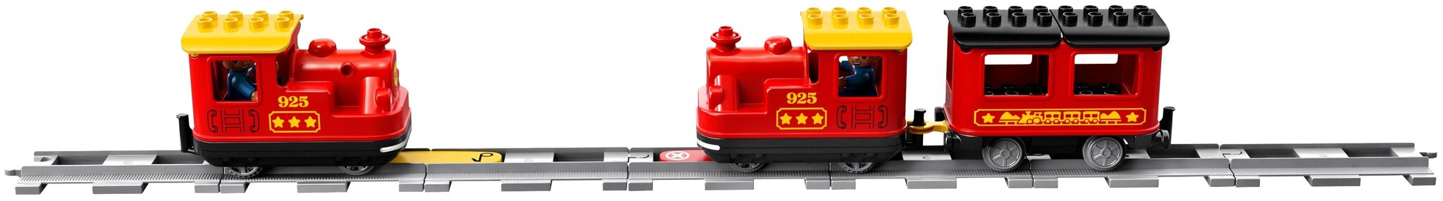 Конструктор LEGO DUPLO Town 10874 Поезд на паровой тяге — фото 16