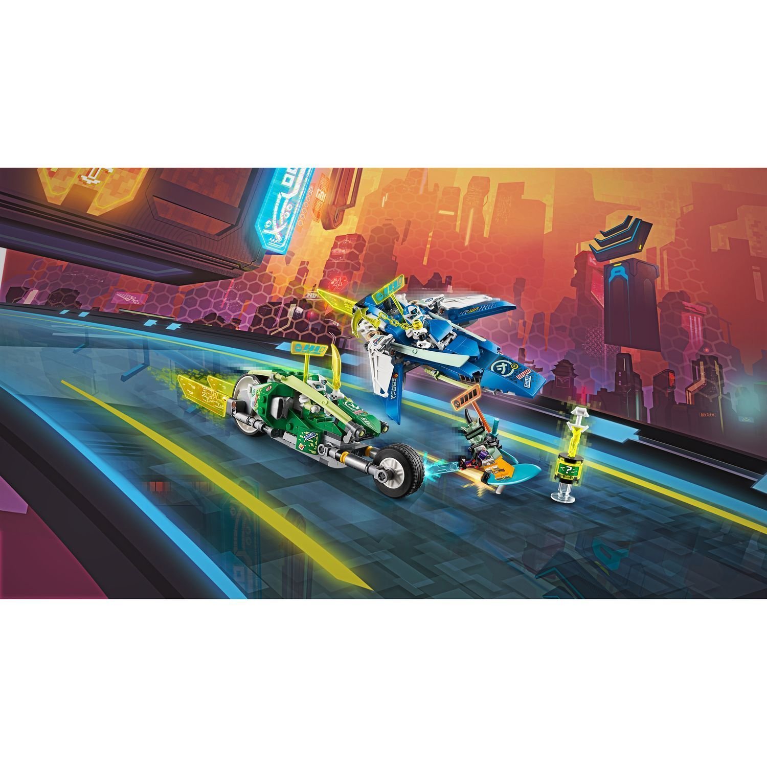 Скоростные машины Джея и Ллойда Ninjago LEGO — фото 11