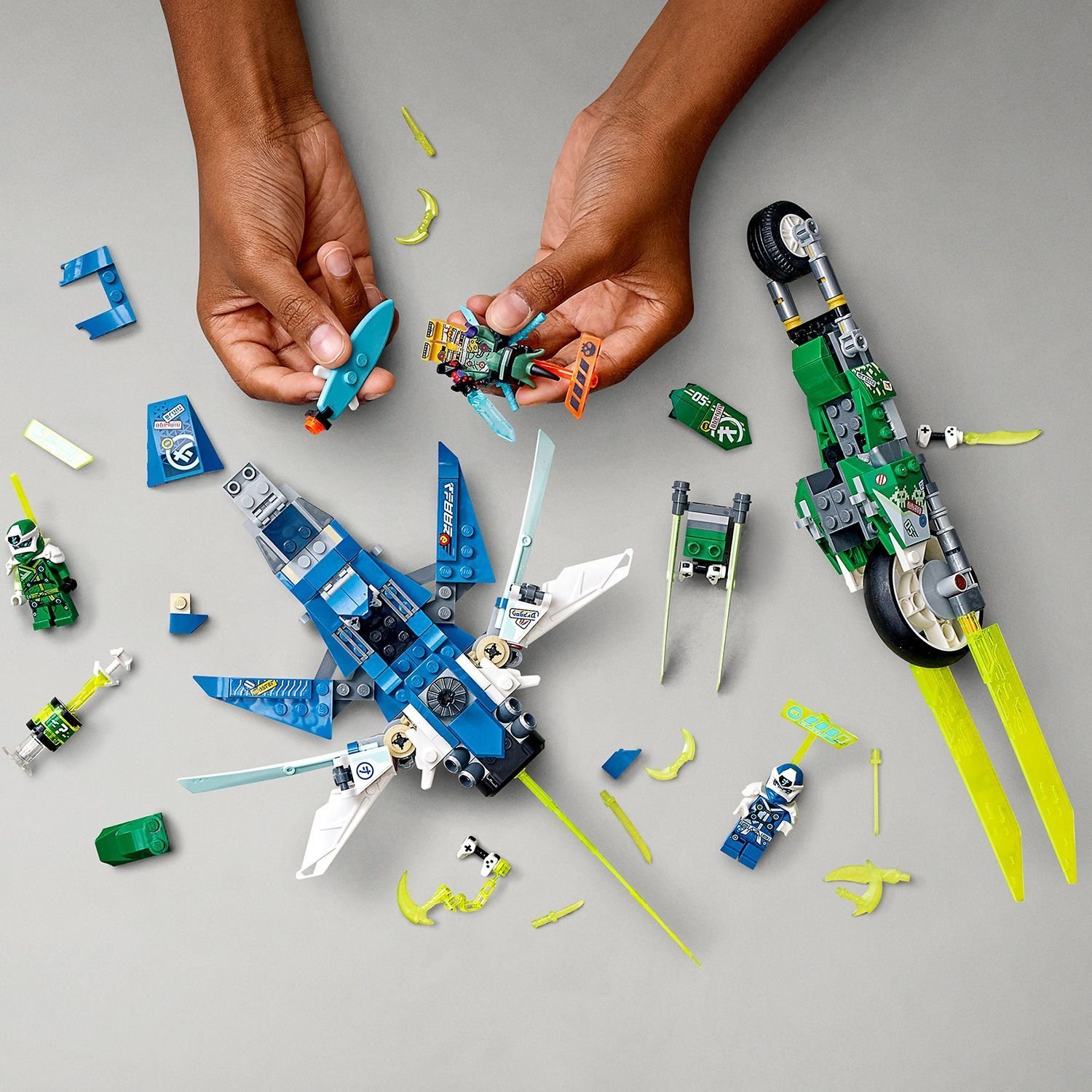 Скоростные машины Джея и Ллойда Ninjago LEGO — фото 8