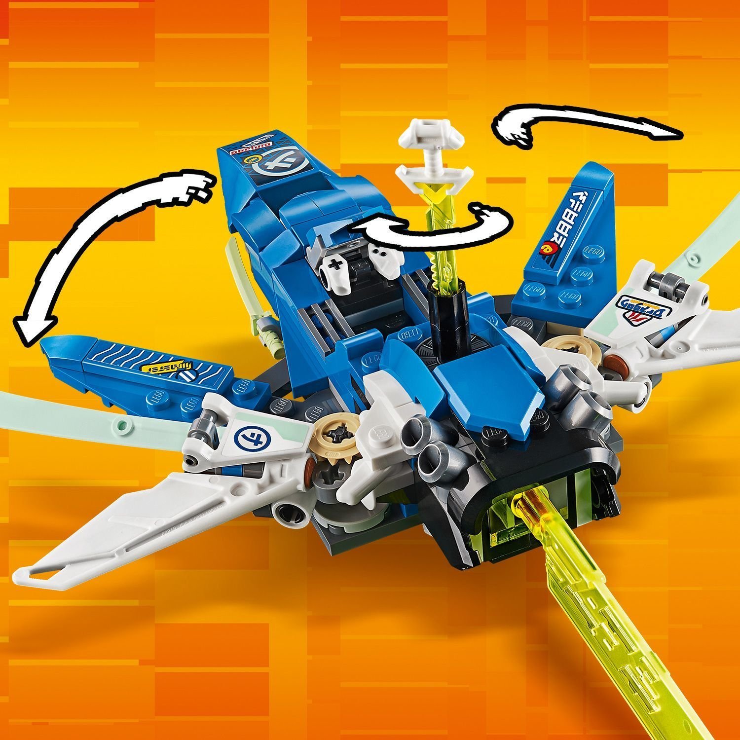 Скоростные машины Джея и Ллойда Ninjago LEGO — фото 7