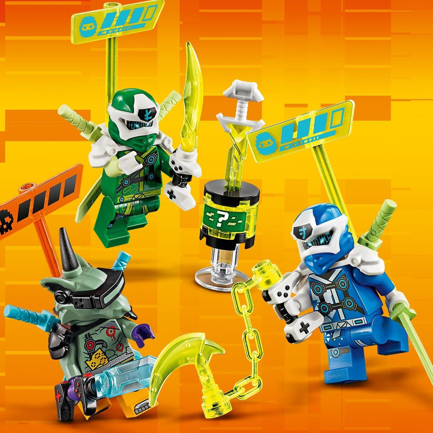 Скоростные машины Джея и Ллойда Ninjago LEGO — фото 5