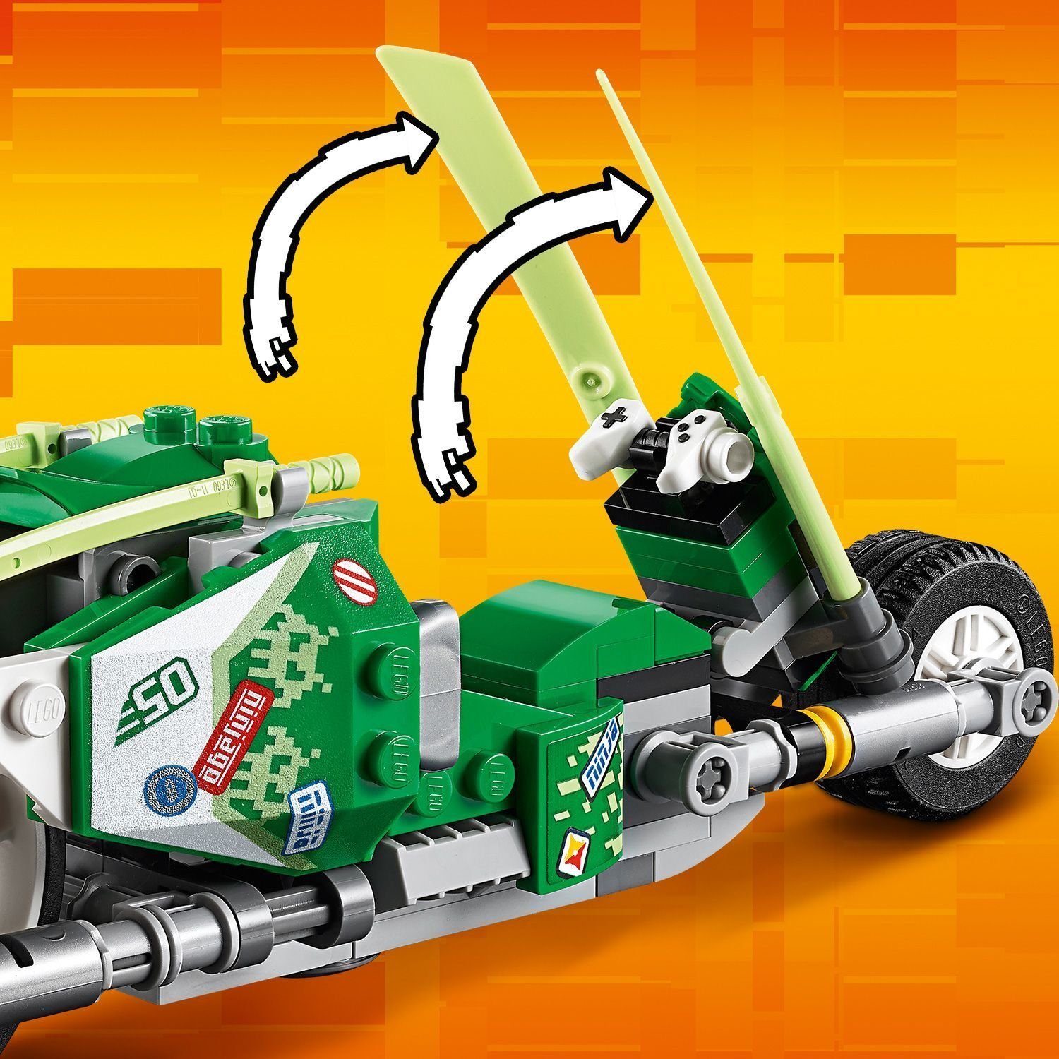 Скоростные машины Джея и Ллойда Ninjago LEGO — фото 6