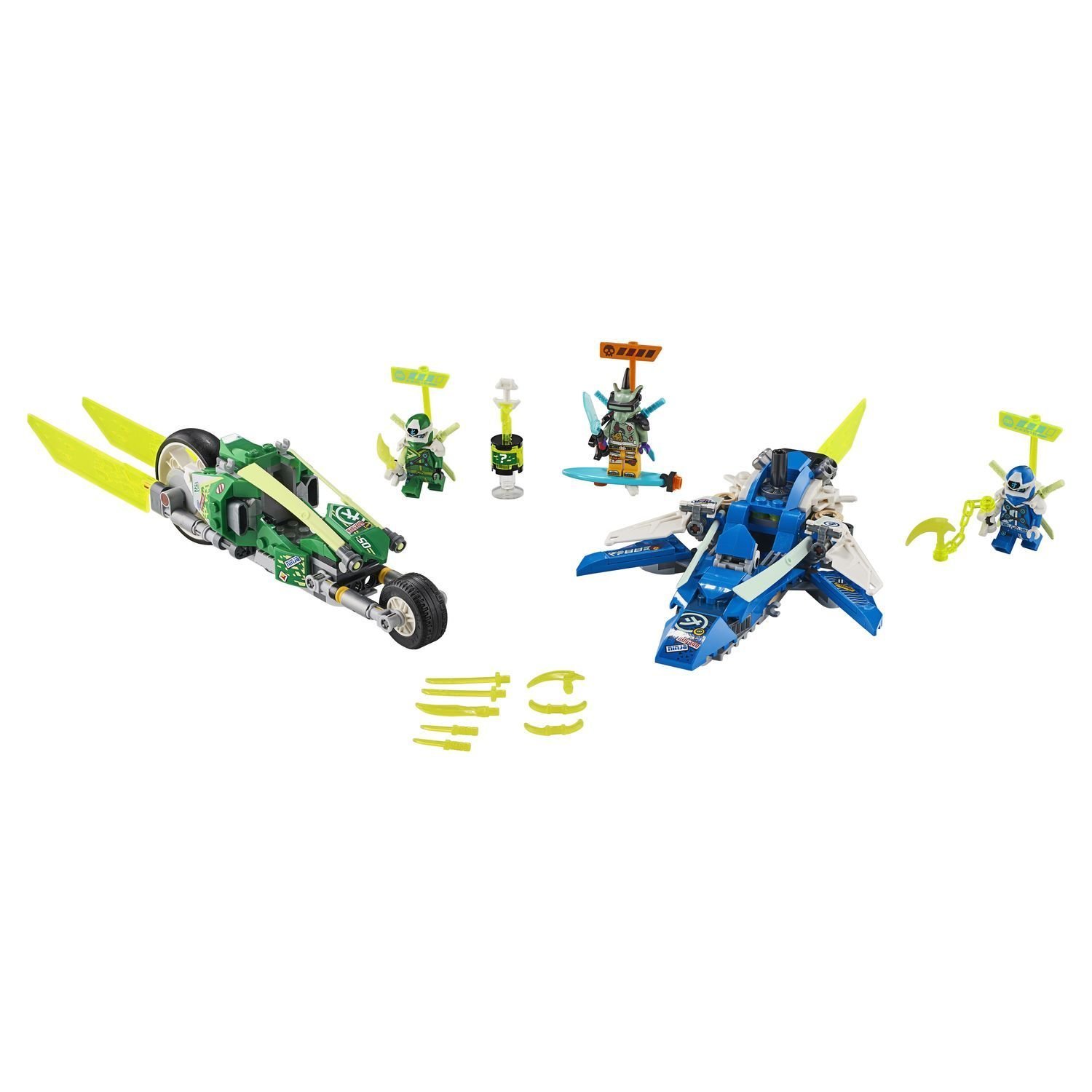 Скоростные машины Джея и Ллойда Ninjago LEGO — фото 3