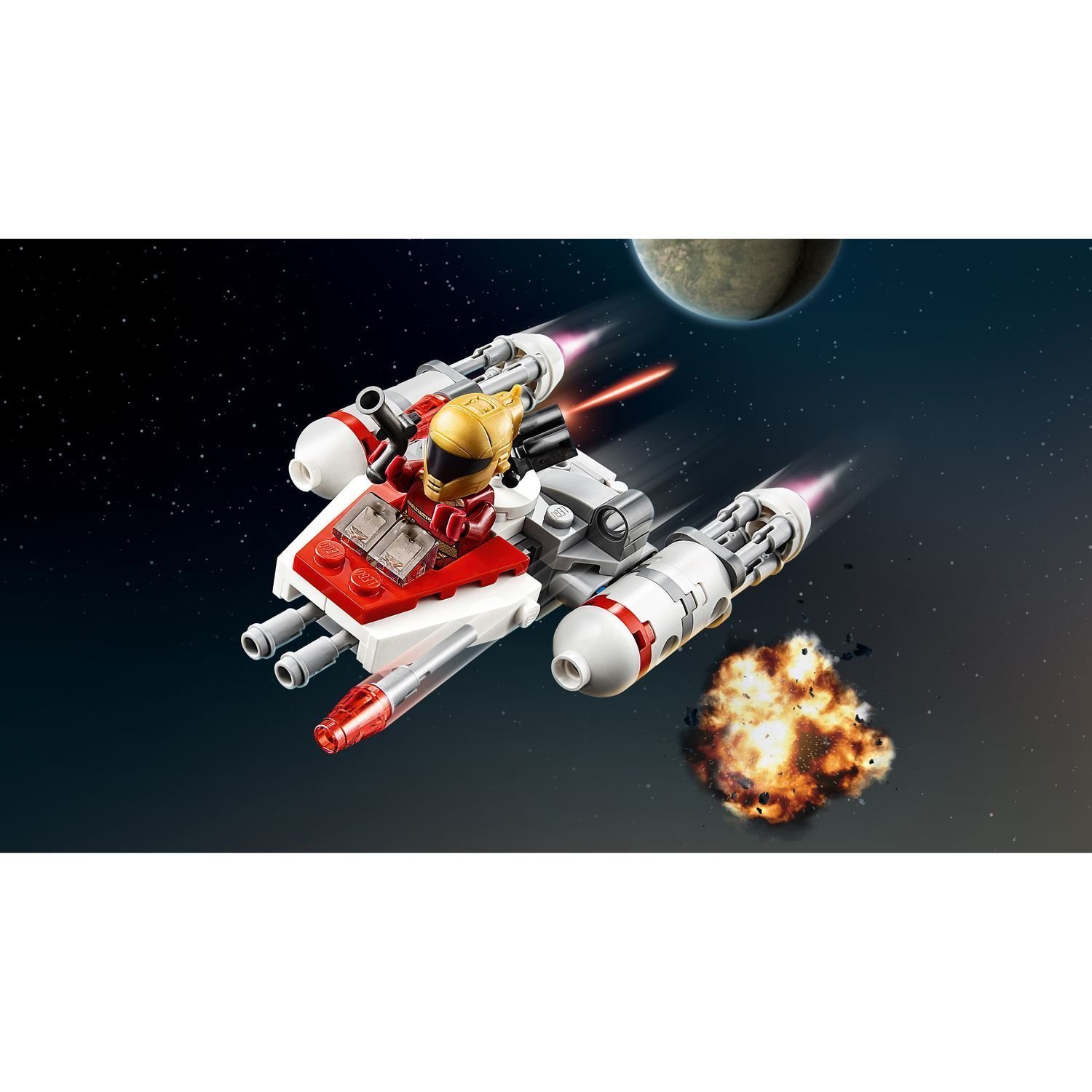 Микрофайтеры: Истребитель Сопротивления типа Y Star Wars LEGO — фото 9