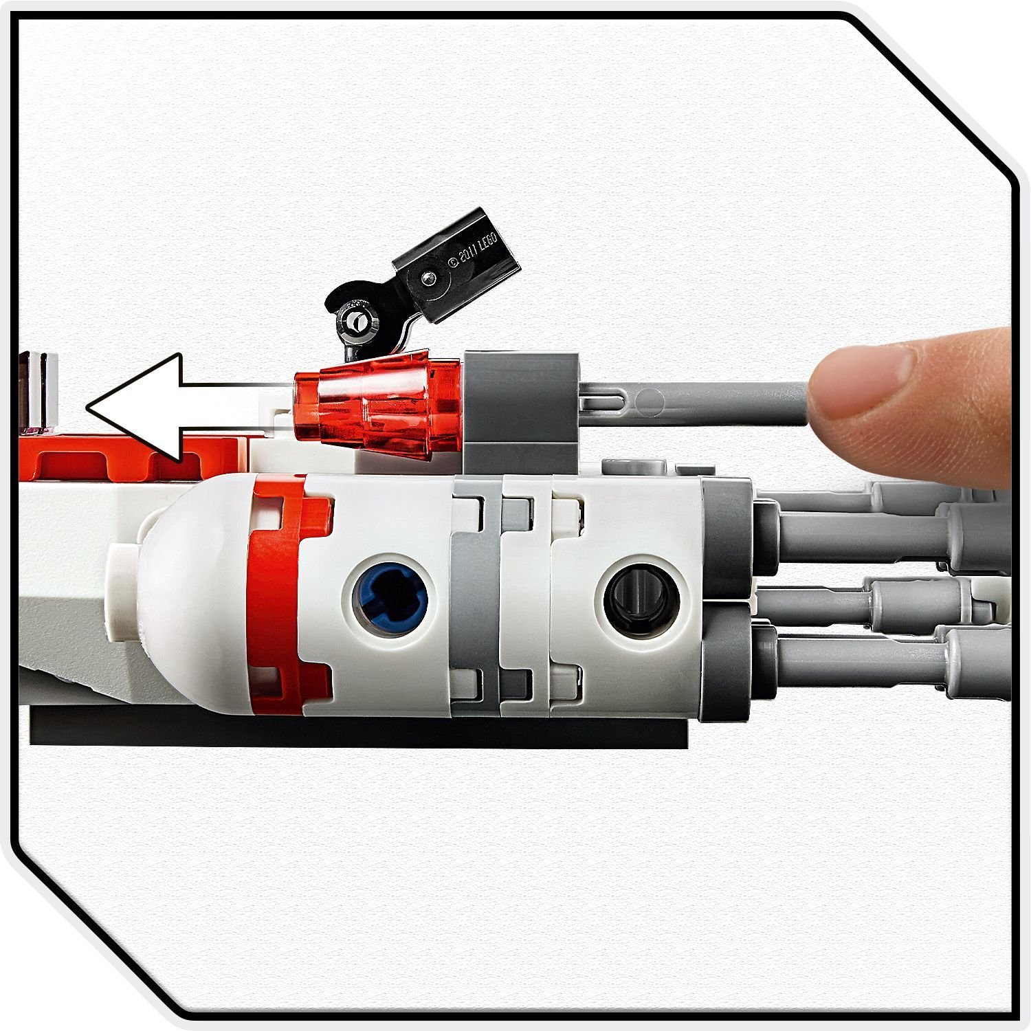 Микрофайтеры: Истребитель Сопротивления типа Y Star Wars LEGO — фото 5