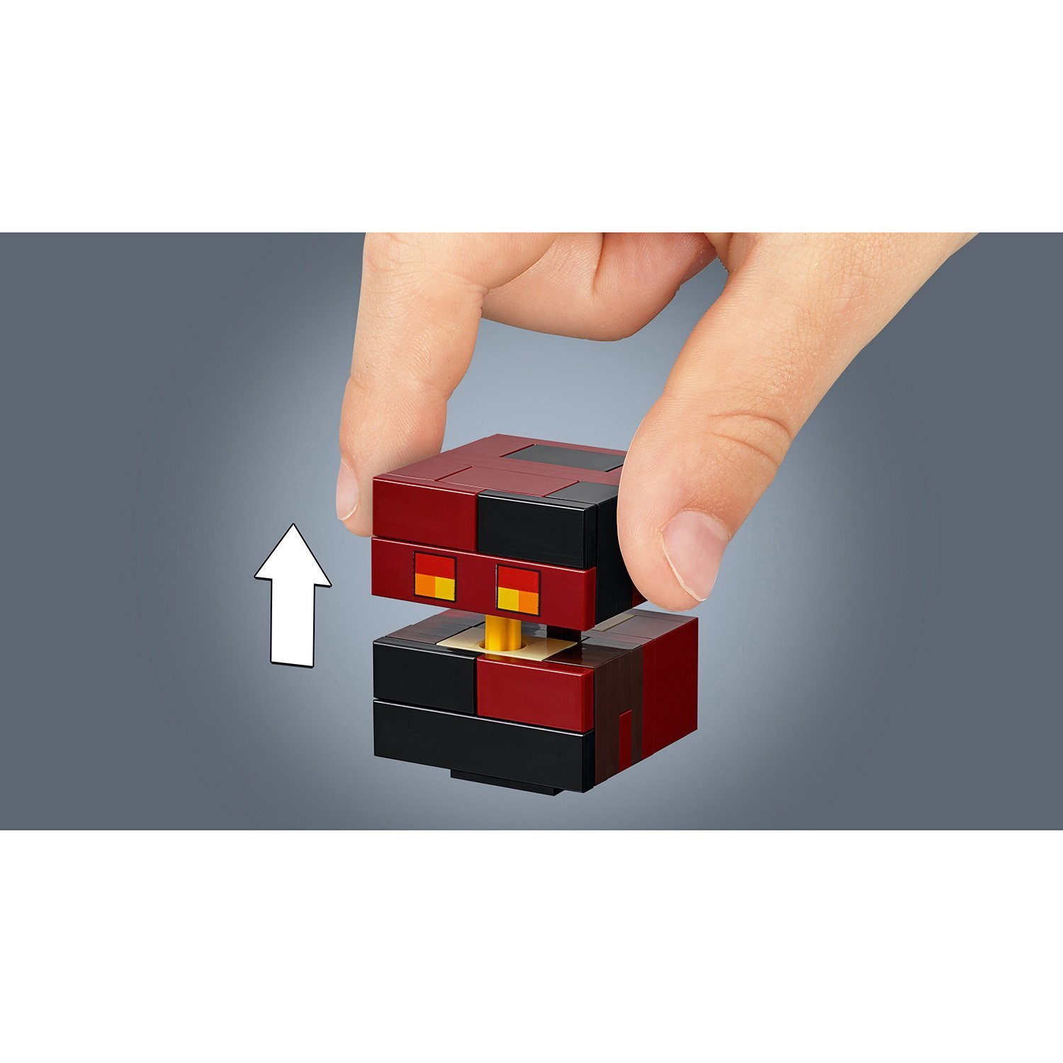 Большая фигурка: скелет с кубом магмы Minecraft LEGO — фото 5