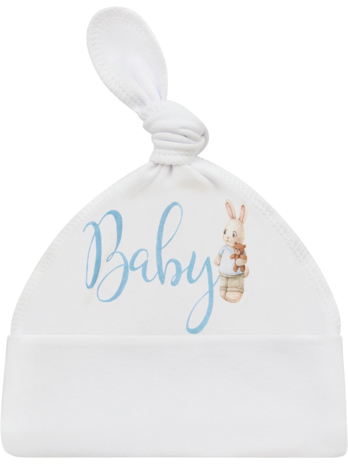 Шапочка с принтом "Baby зайчик"