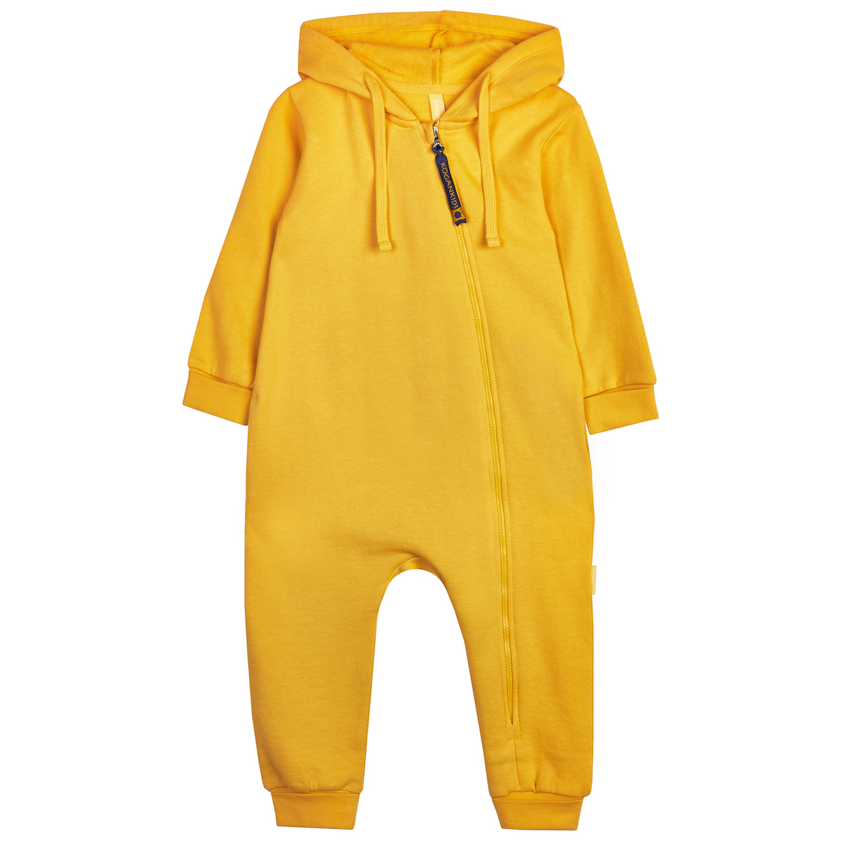 Желтый комбинезон для мальчика из футера KOGANKIDS