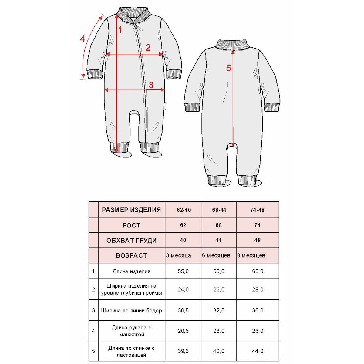 Сиреневый комбинезон для девочки из футера KOGANKIDS — фото 7