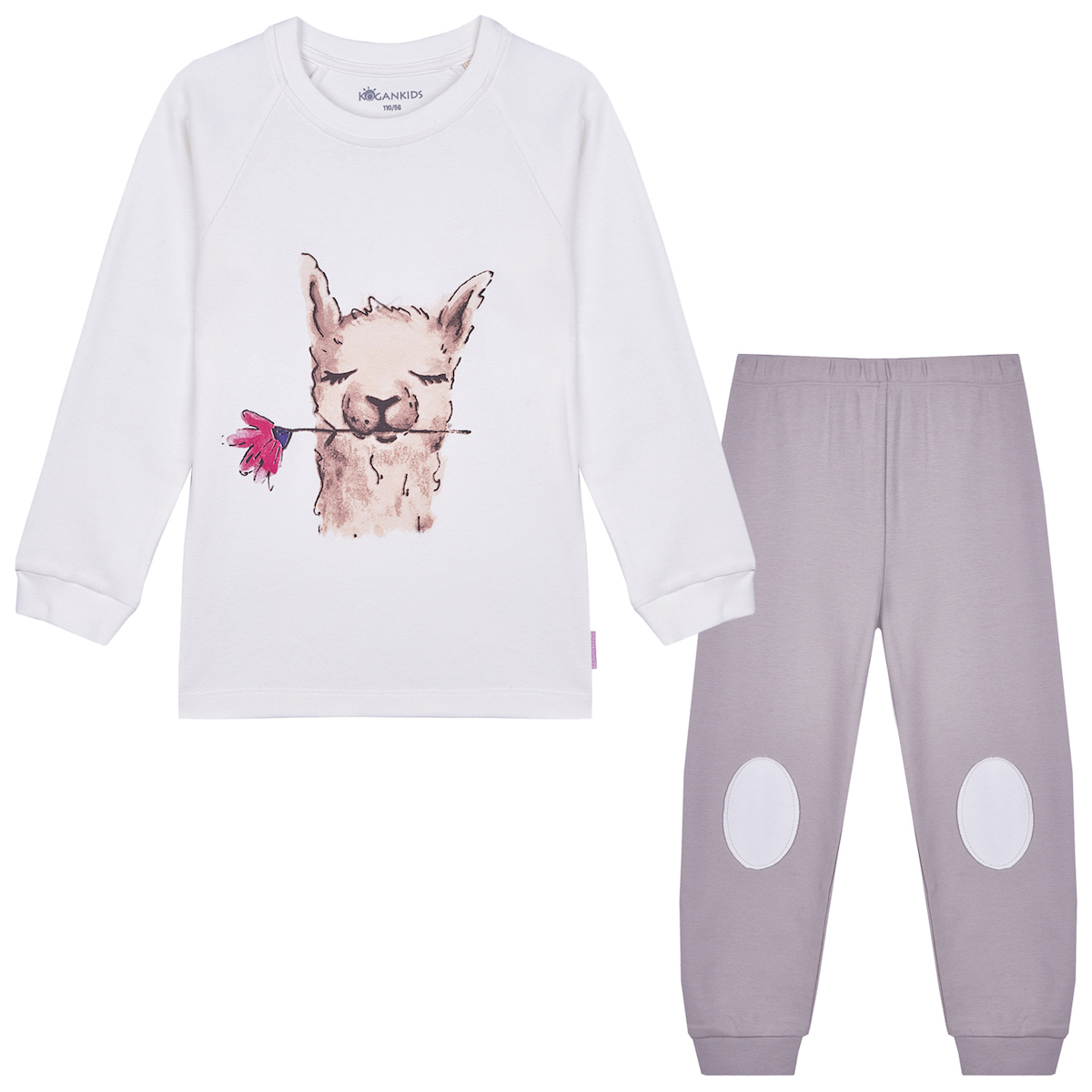 Пижама для девочки с ламой KOGANKIDS
