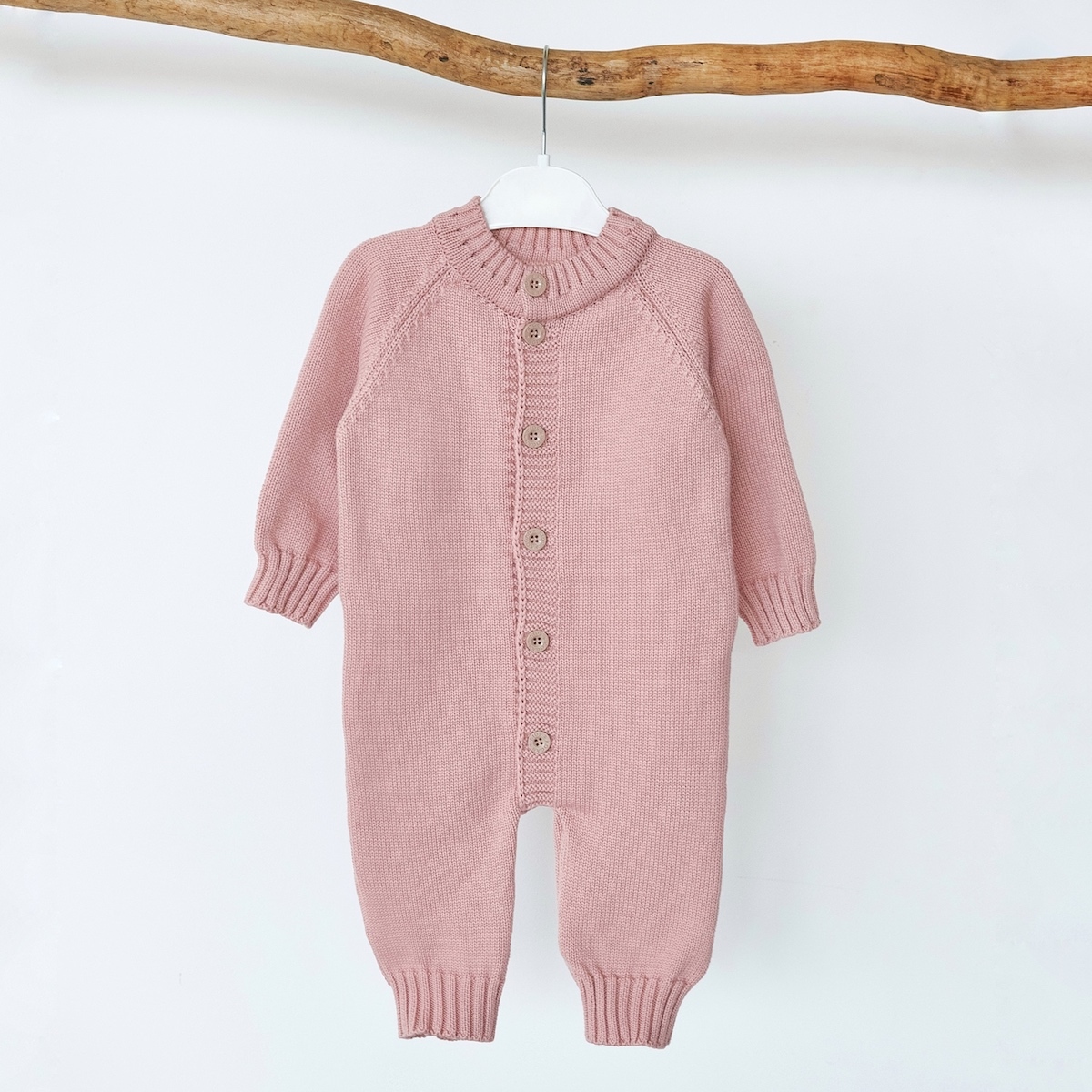 Пепельно-розовый комбинезон для девочки KOGANKIDS — фото 7