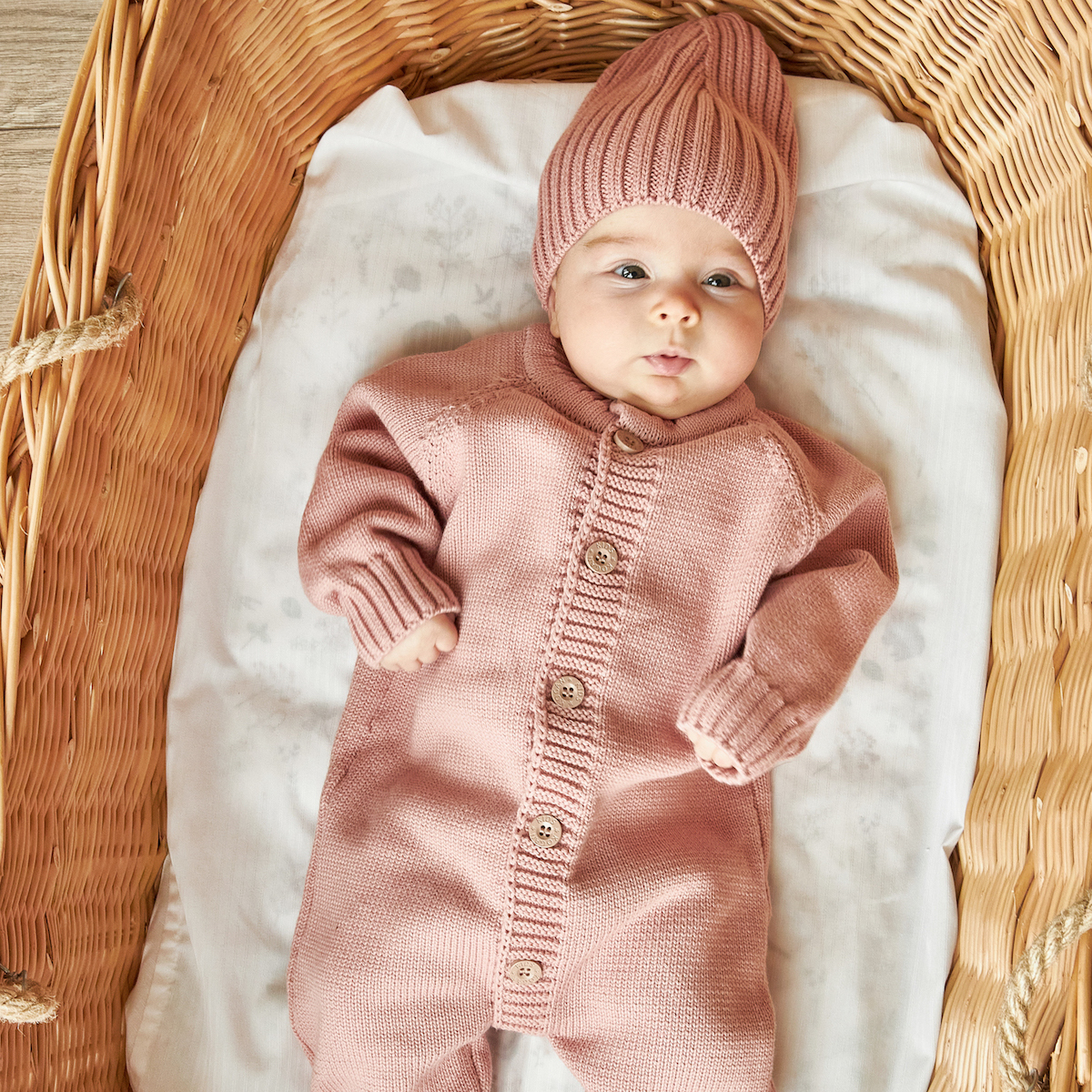 Пепельно-розовый комбинезон для девочки KOGANKIDS — фото 2