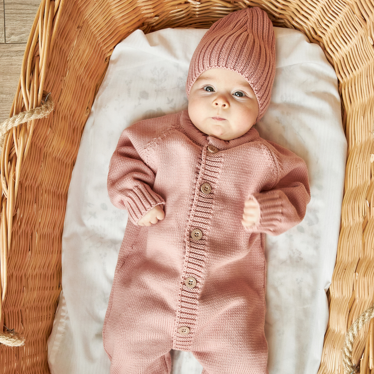 Пепельно-розовый комбинезон для девочки KOGANKIDS — фото 3