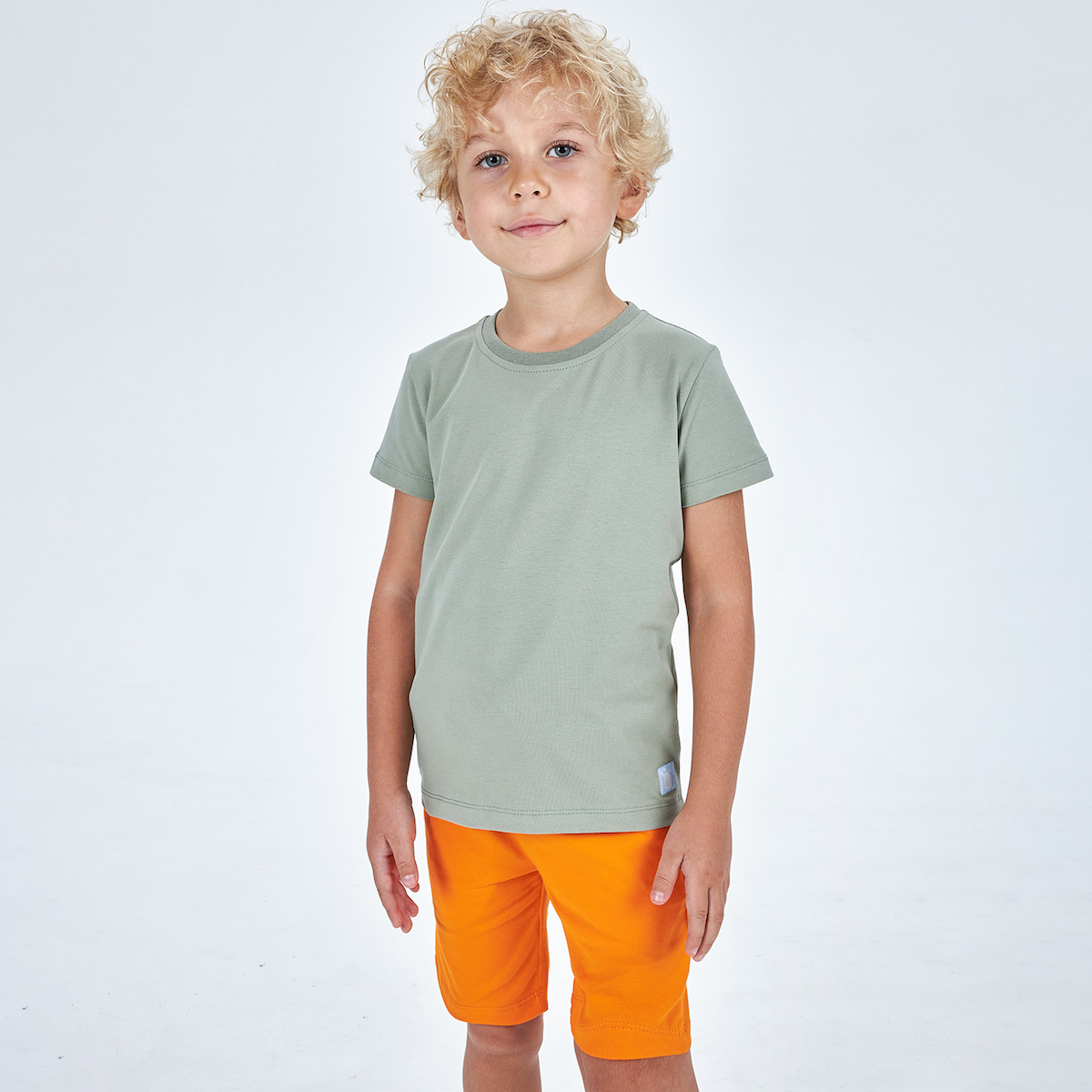 Футболка для мальчика цвета хаки KOGANKIDS — фото 7