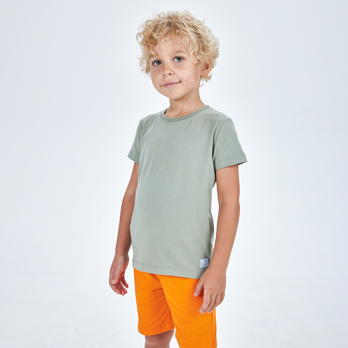 Футболка для мальчика цвета хаки KOGANKIDS — фото 6