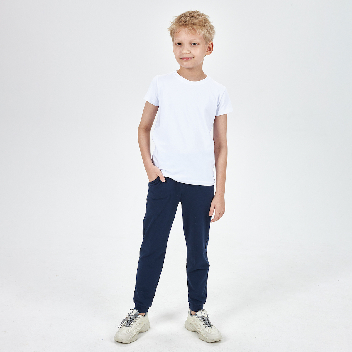 Белая футболка для мальчика KOGANKIDS — фото 8