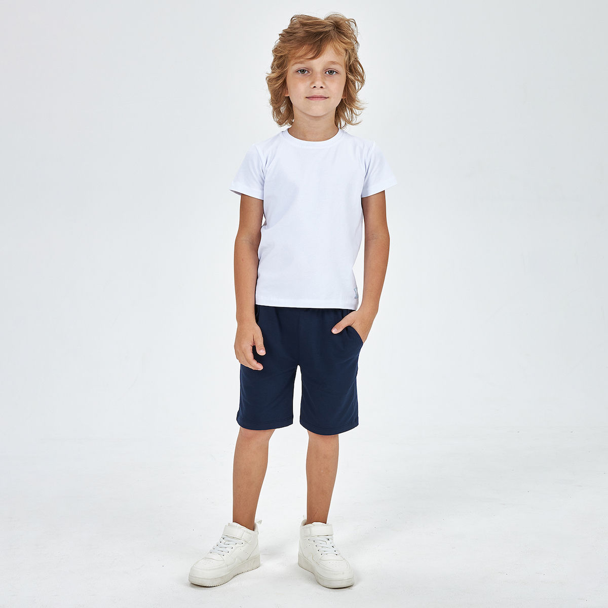 Темно-синие шорты для мальчика KOGANKIDS — фото 5