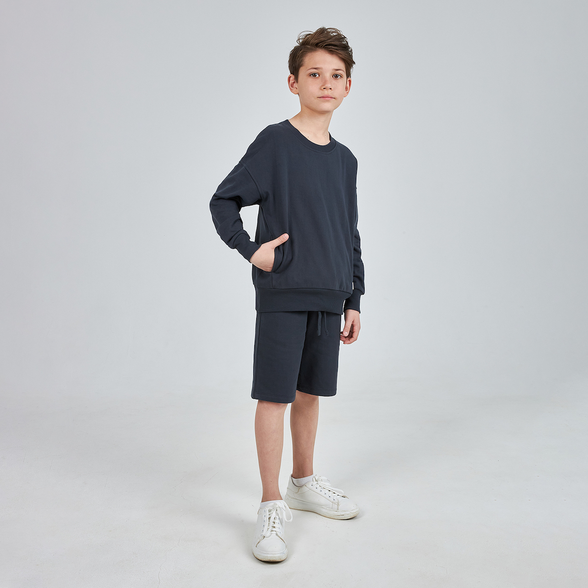 Комплект для мальчика из джемпера и шорт KOGANKIDS — фото 9