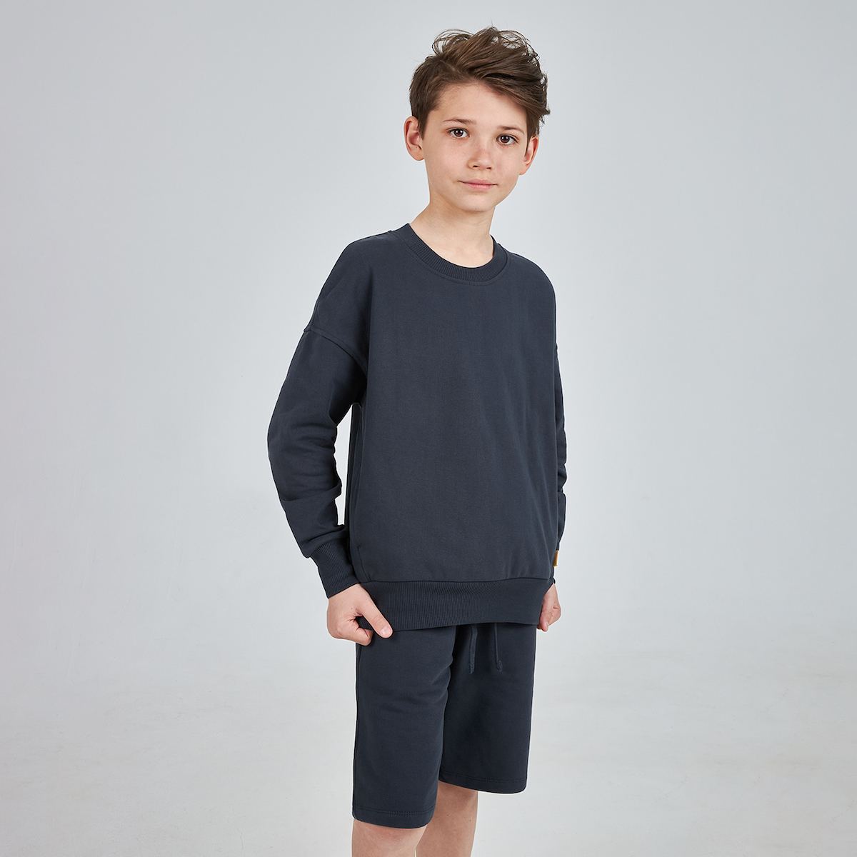 Комплект для мальчика из джемпера и шорт KOGANKIDS — фото 11