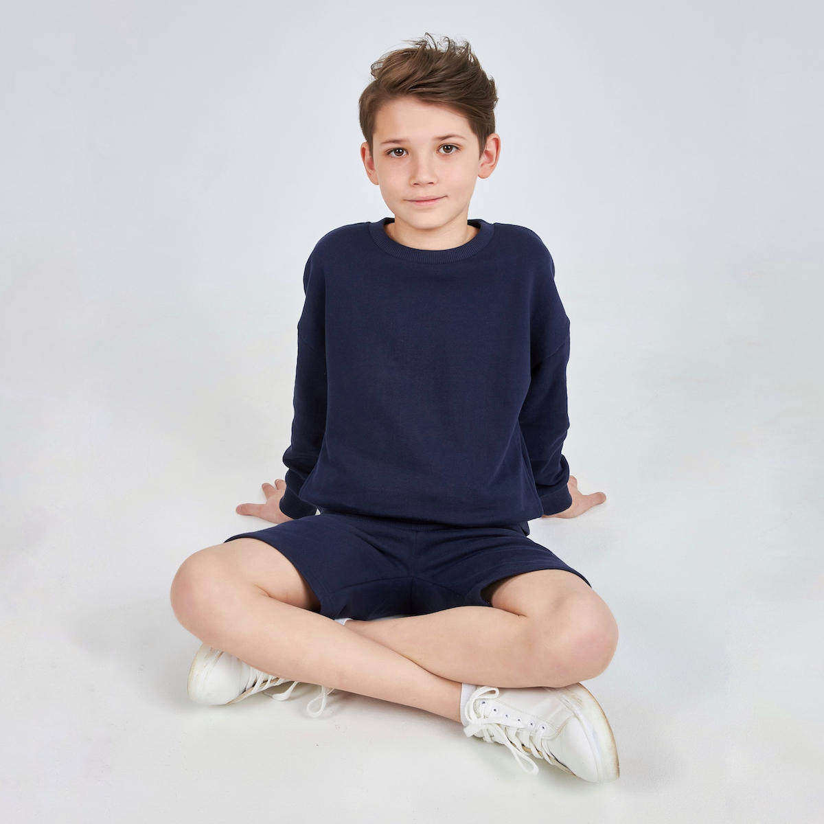 Комплект для мальчика из джемпера и шорт KOGANKIDS — фото 14