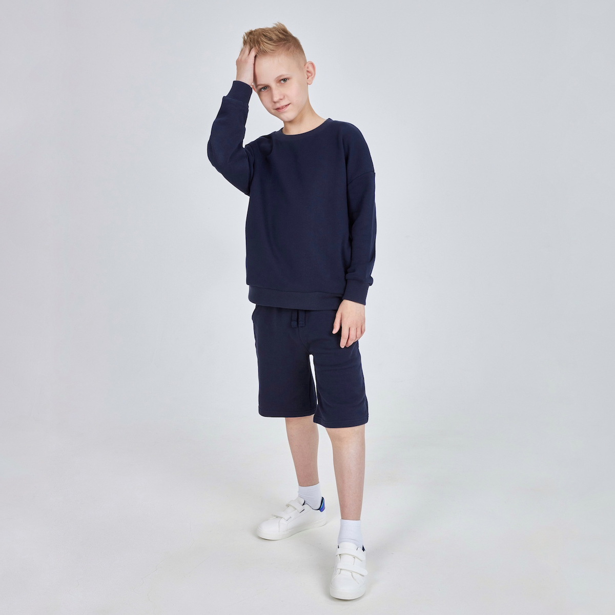Комплект для мальчика из джемпера и шорт KOGANKIDS — фото 9