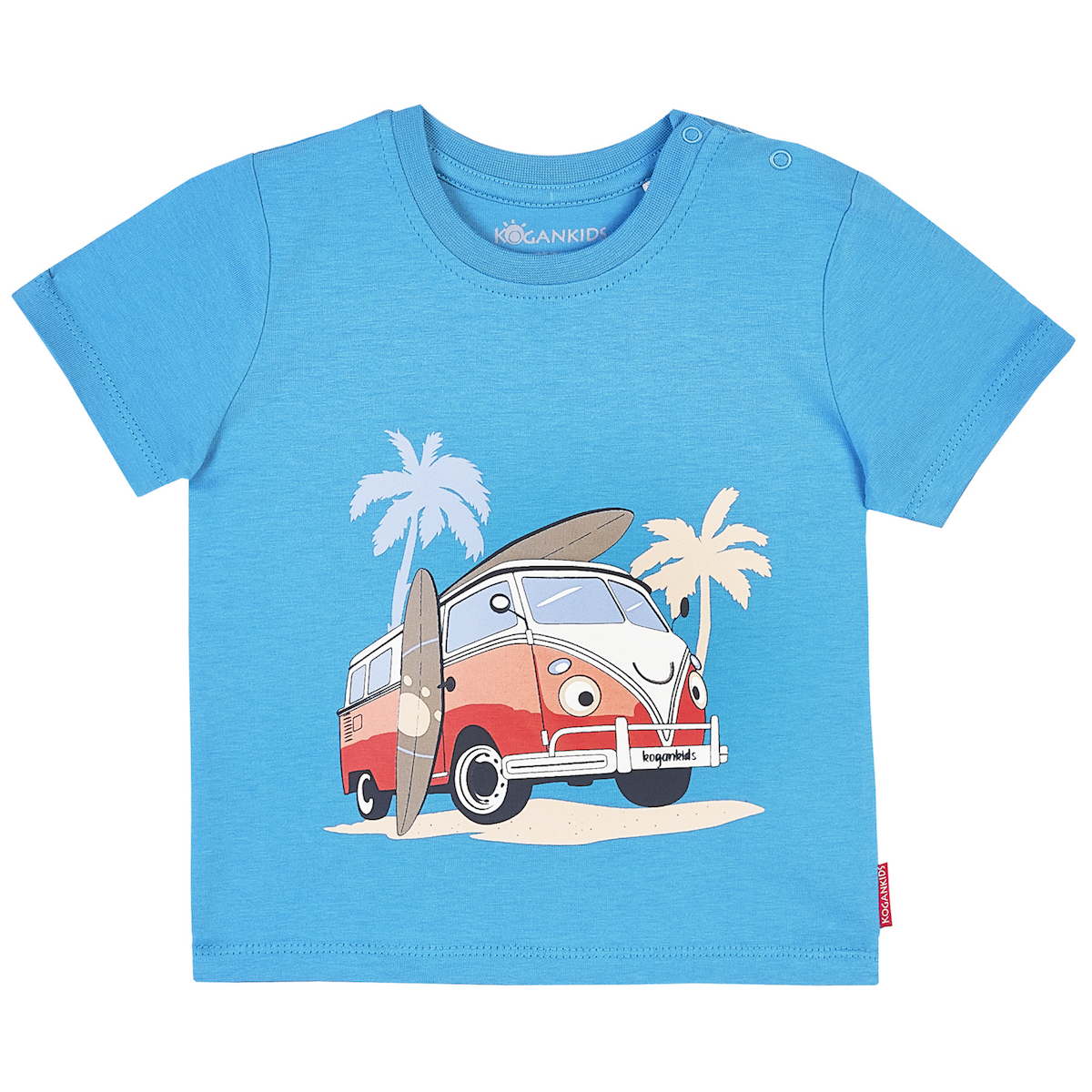 Футболка для мальчика с автобусом KOGANKIDS