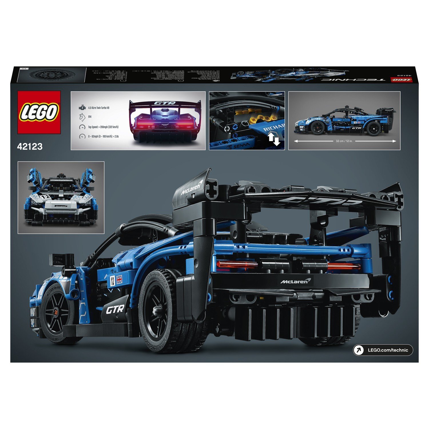 Конструктор LEGO 42123 Technic McLaren Senna GTR — фото 3
